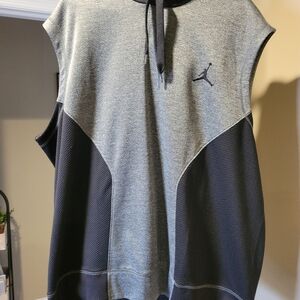 2xl jordan sleeveless hoodie